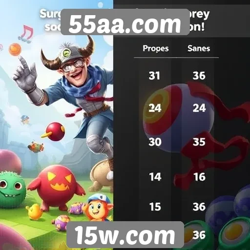 Comparação entre jogos disponíveis no 55aa.com e concorrentes