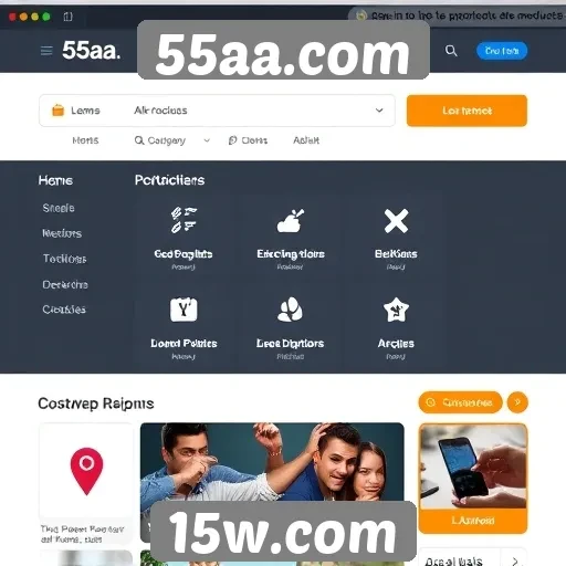 Interface do usuário do 55aa.com é avaliada
